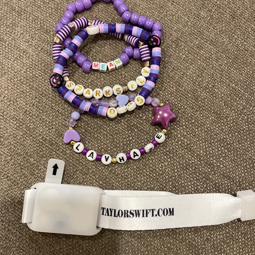 NEW WITH TAG taylor swift eras concert wristband and bracelets